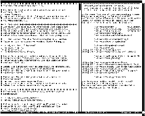 It's a horizontally
split Emacs screen. We'll zoom into it later.